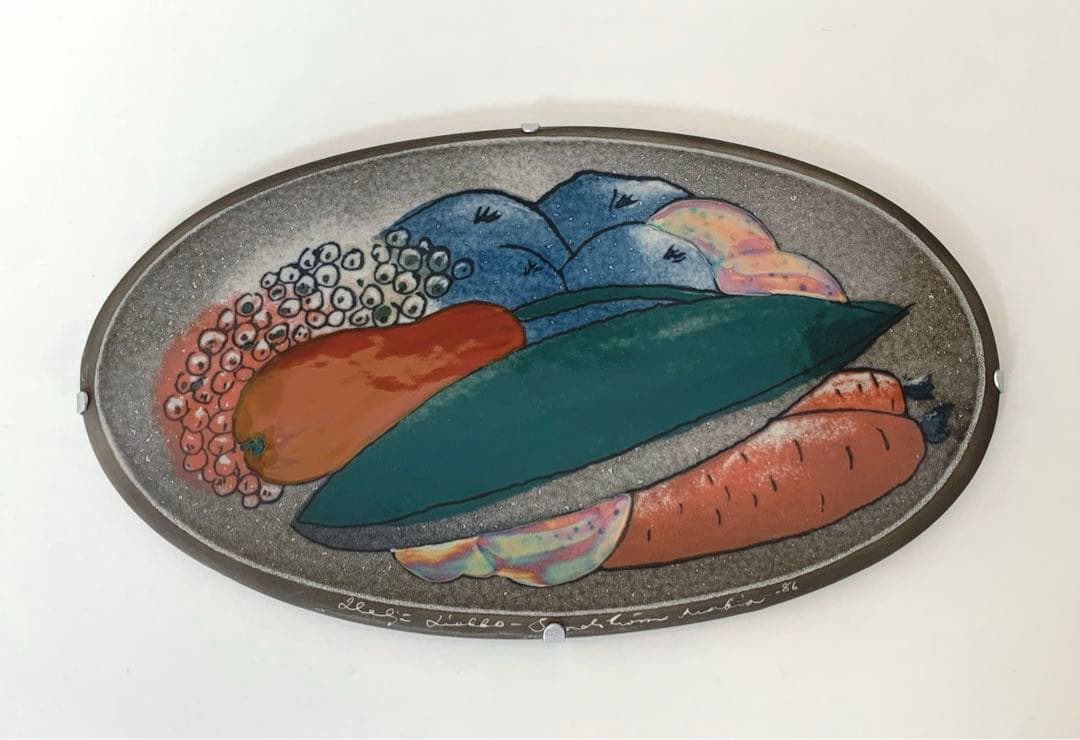 arabiaヘルヤ陶板 壁掛けウォールプレート ヘルヤ・リウッコ・スンドストロム