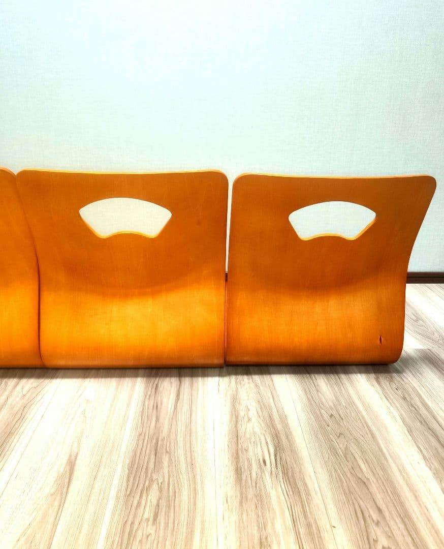 Kaga曲げ 木座椅子　 8脚