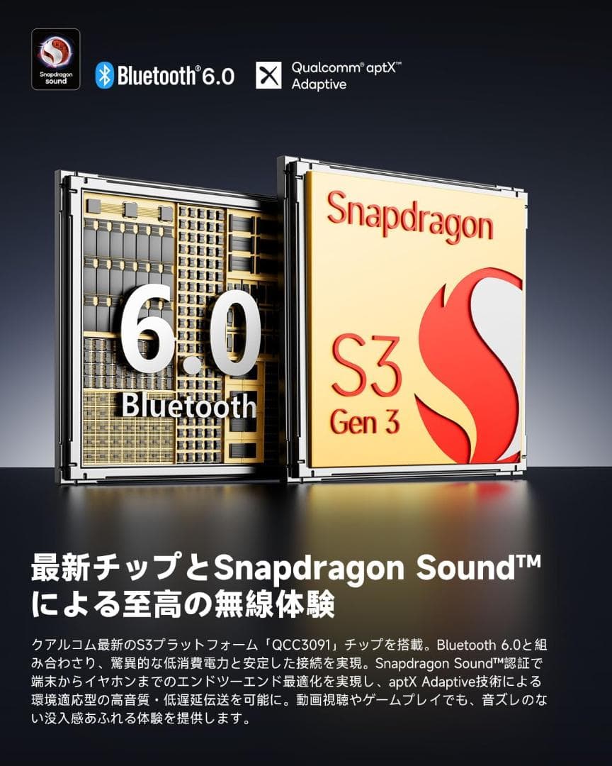 【新品・未開梱】EarFun Air Pro 4i+ワイヤレスイヤホン ホワイト