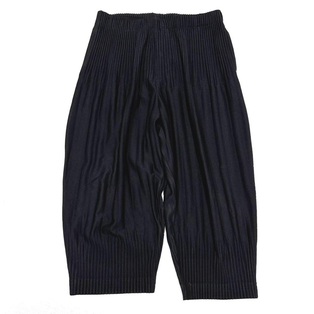 【サイズL】オムプリッセ　イッセイミヤケ　定番　プリーツ バルーンパンツ