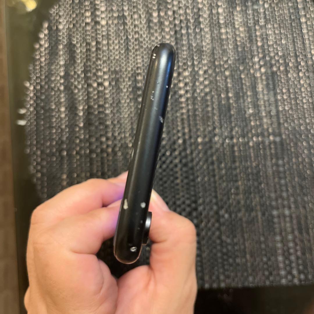 iPhoneXR ブラック ジャンク品 バッテリー付スマホケースセット