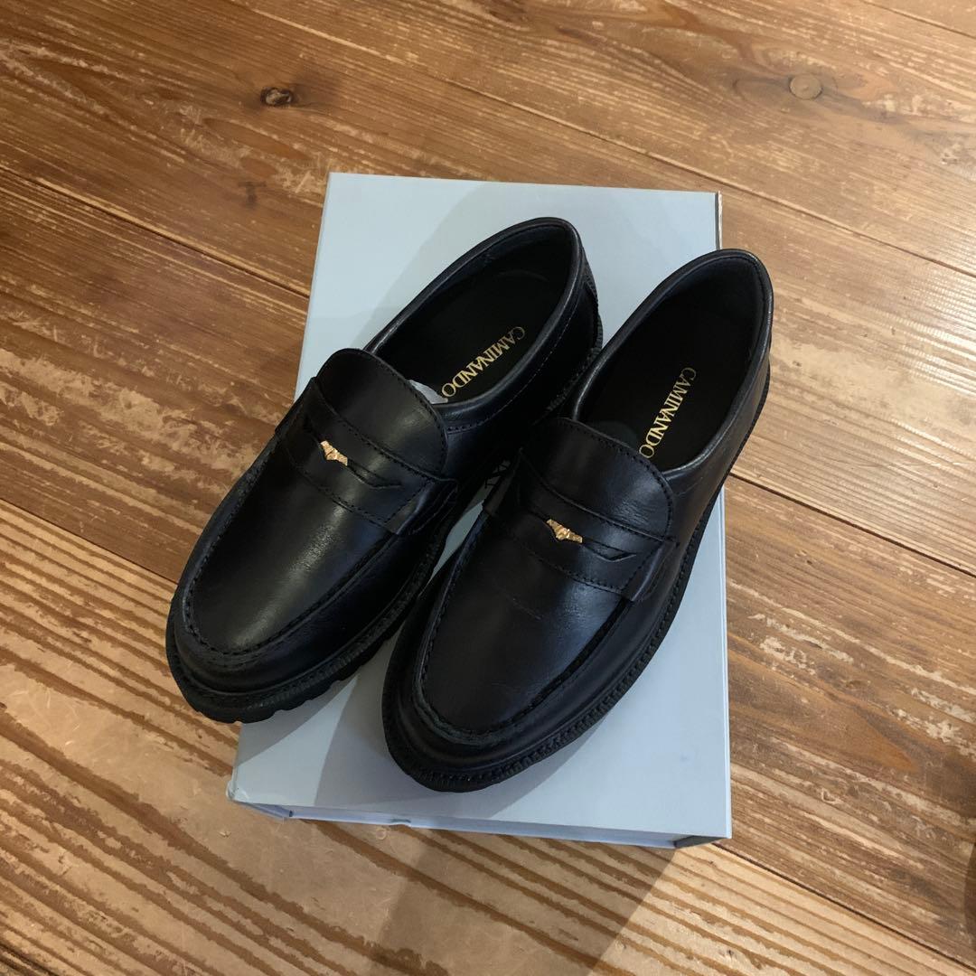 新品【CAMINANDO】カミナンド　レザーローファー　6