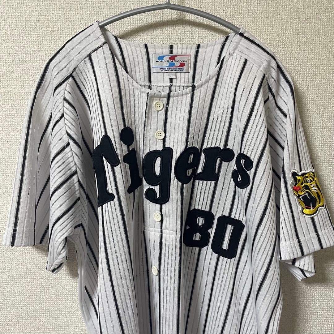 阪神タイガース　岡田 彰布 監督　ユニフォーム　ホーム　背番号80　おーん