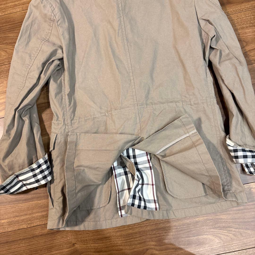 【美品】Burberry ブラックレーベル ミドル丈 ジャケット ノヴァチェック