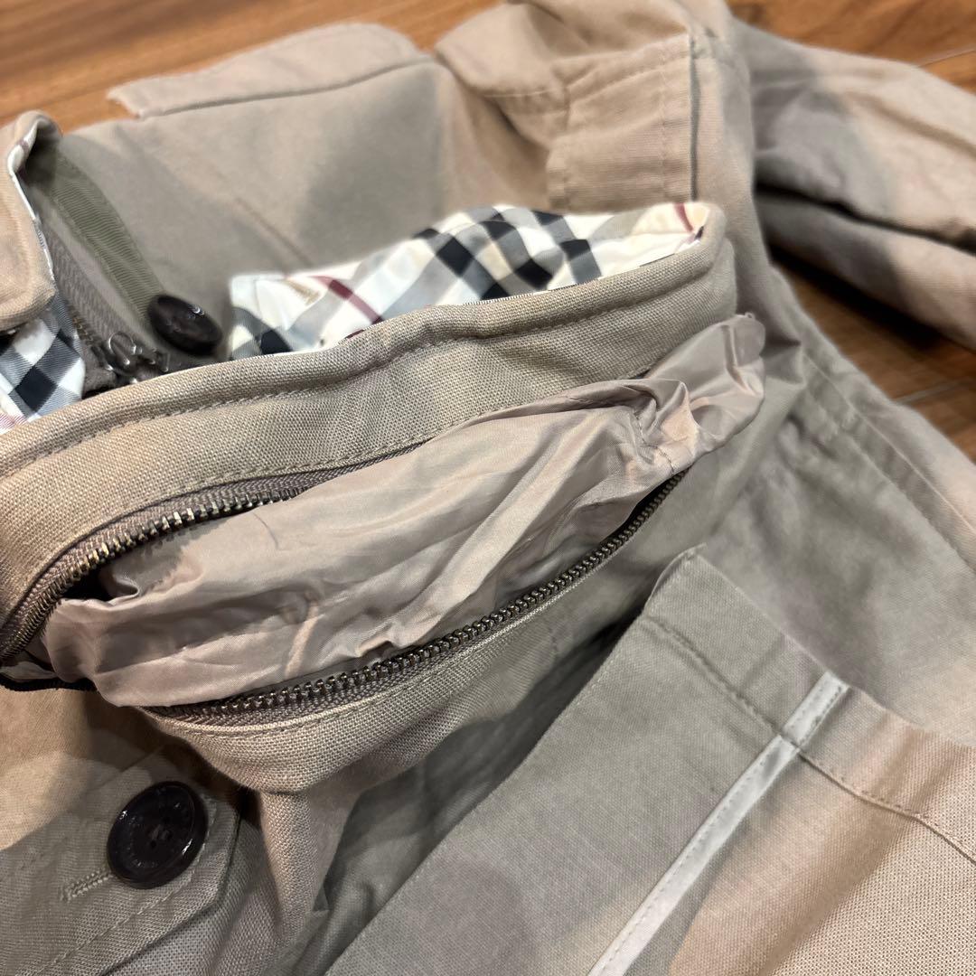 【美品】Burberry ブラックレーベル ミドル丈 ジャケット ノヴァチェック