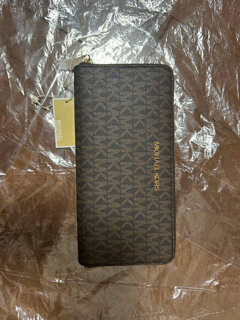 [1/30までお値下げ]MICHAEL KORS ブラウン長財布