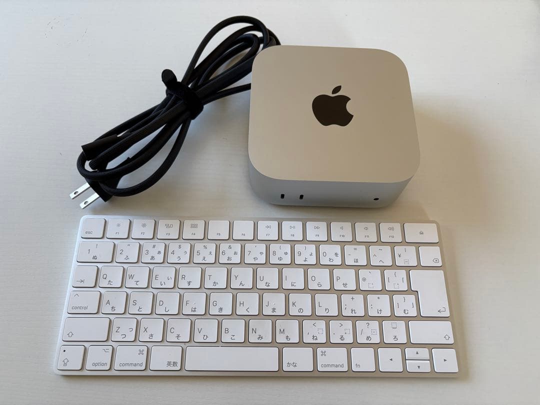 【M4】Apple Mac mini 本体 + キーボード + 電源ケーブル