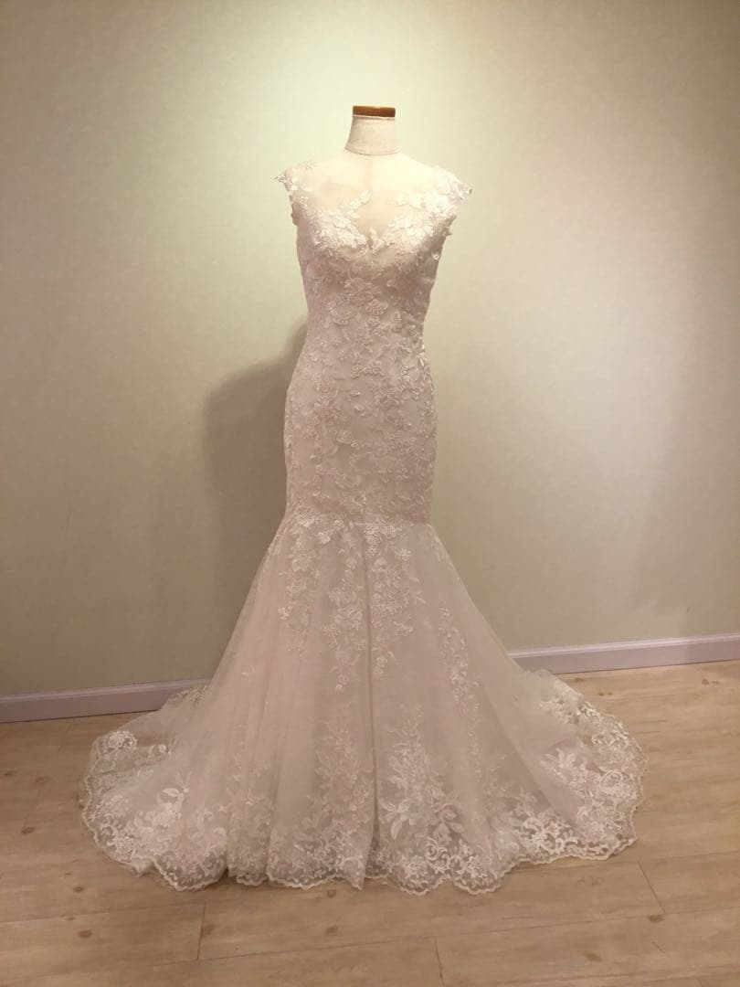 は*か様 オフホワイト マーメイドウェディングドレス