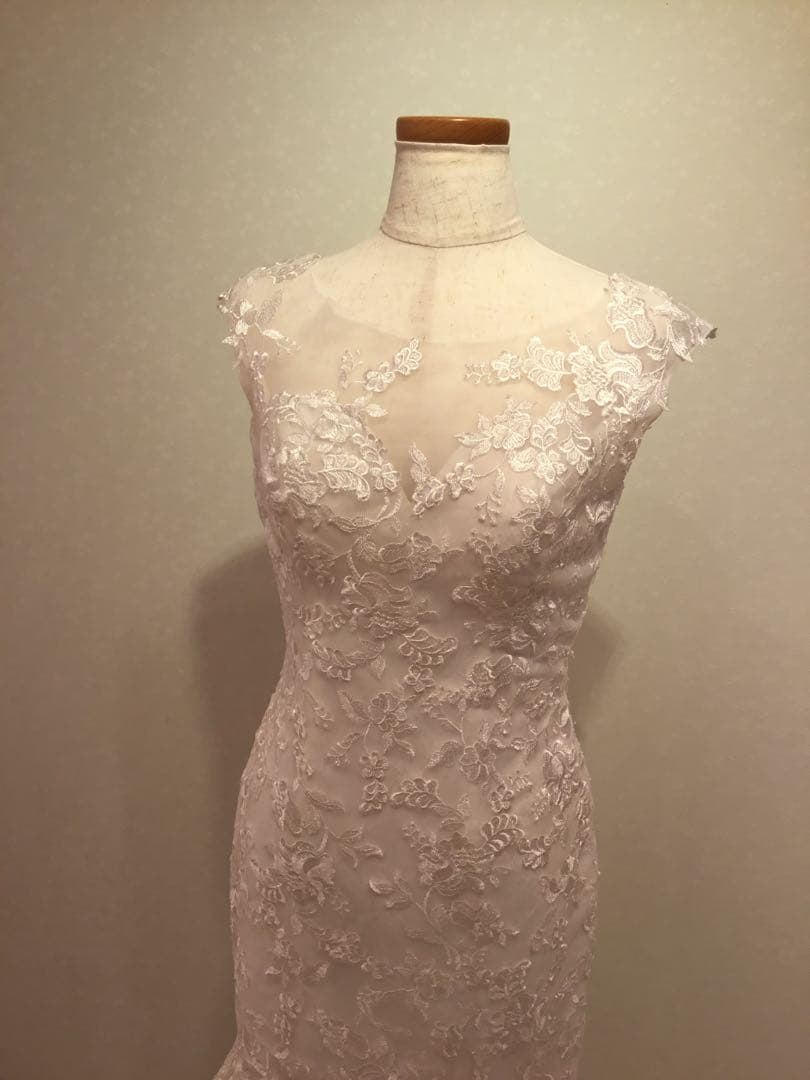 は*か様 オフホワイト マーメイドウェディングドレス