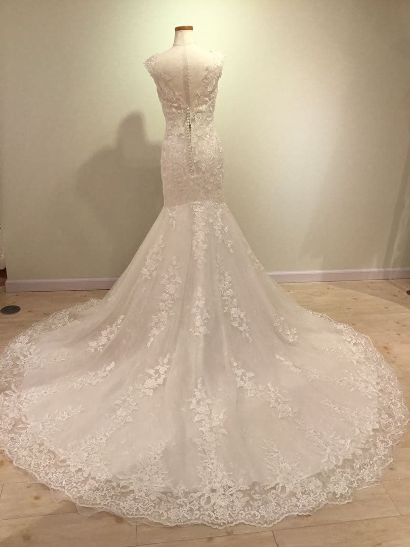 は*か様 オフホワイト マーメイドウェディングドレス