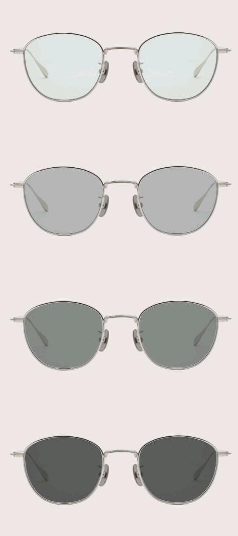 NOCHINO OPTICAL KOUGETSU #2 プラチナムシルバー