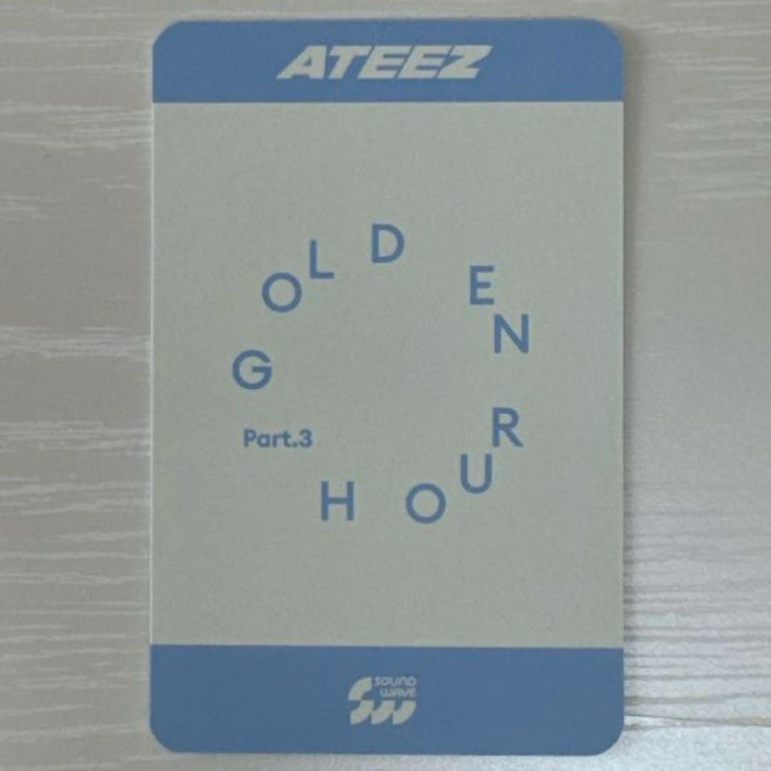 ateez gh3 soundwave ラキドロ 退勤 トレカ ソンファ