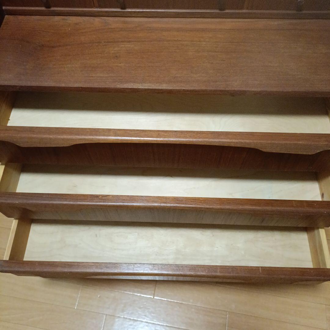 デンマーク製　ライティングビューロー　チーク材