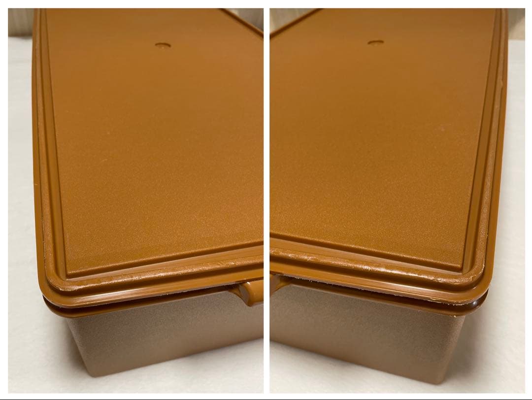 2個セット/タッパーウェア/ディープ/ロング/スーパーケース/セピア/#16