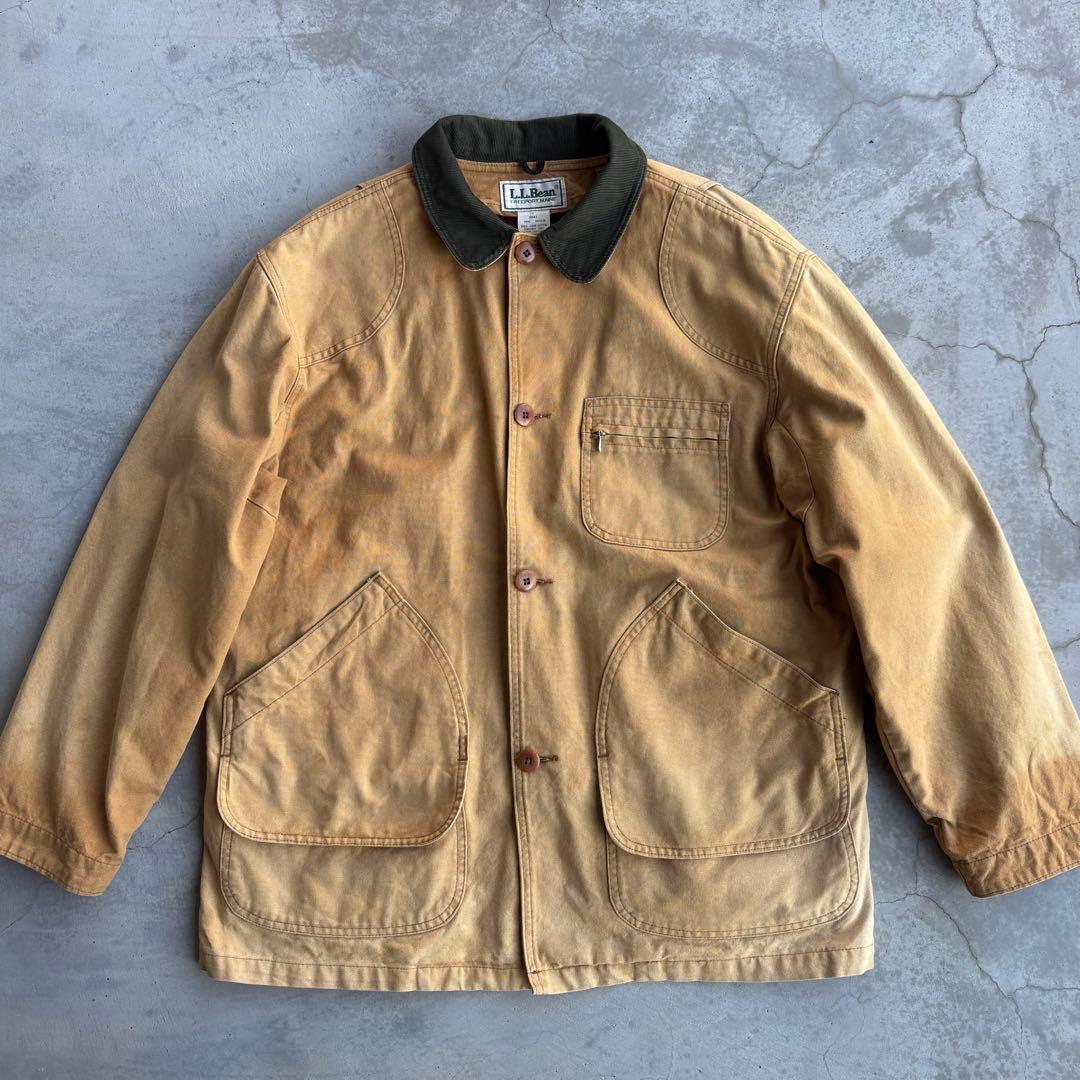 L.L.Bean ダックワークジャケット カバーオール USA製 ライナー脱着