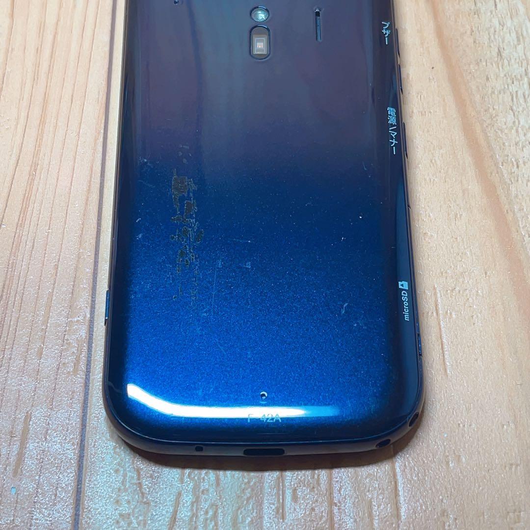 SIMフリー 本体 らくらくスマートフォン 32 GB 167G4 ネイビー