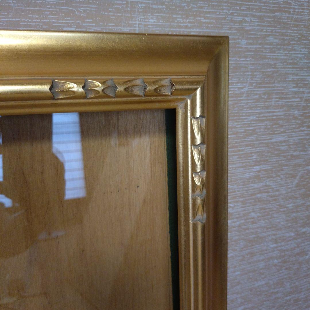 金色の装飾的な油彩額縁M15④
