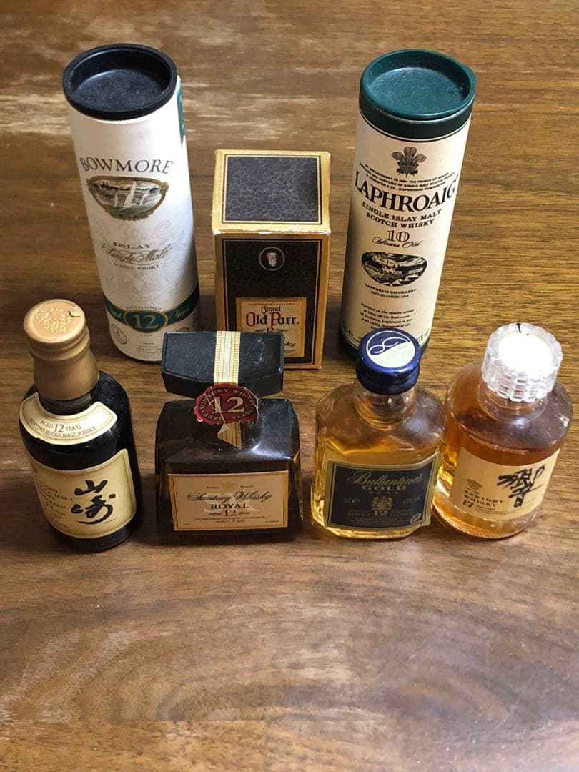 ウイスキー　ミニボトルセット 7本