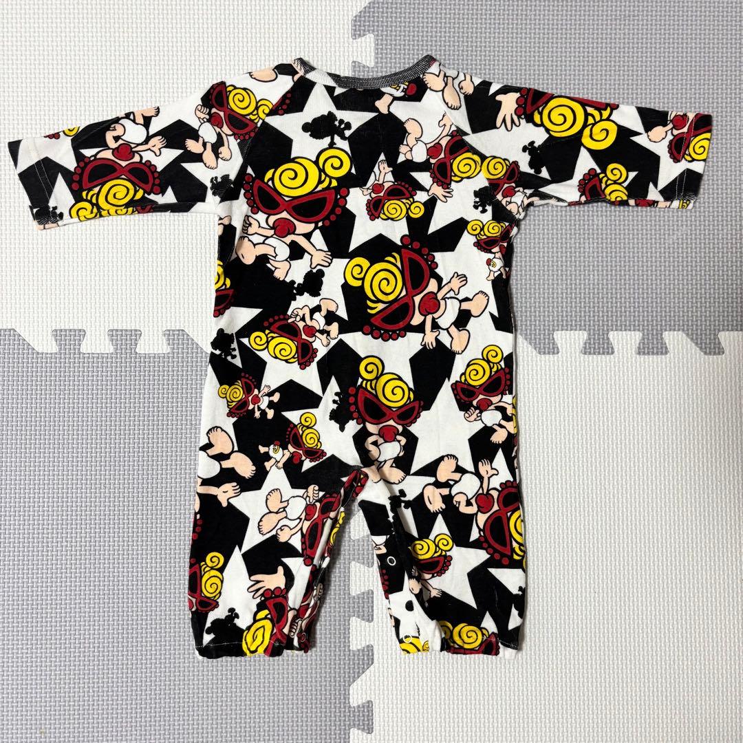 ヒステリックミニ　長袖　ロンパース　総柄　60 70 80 ベビー　4点セット