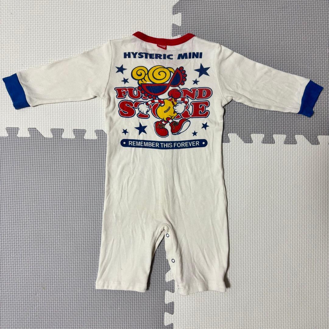 ヒステリックミニ　長袖　ロンパース　総柄　60 70 80 ベビー　4点セット