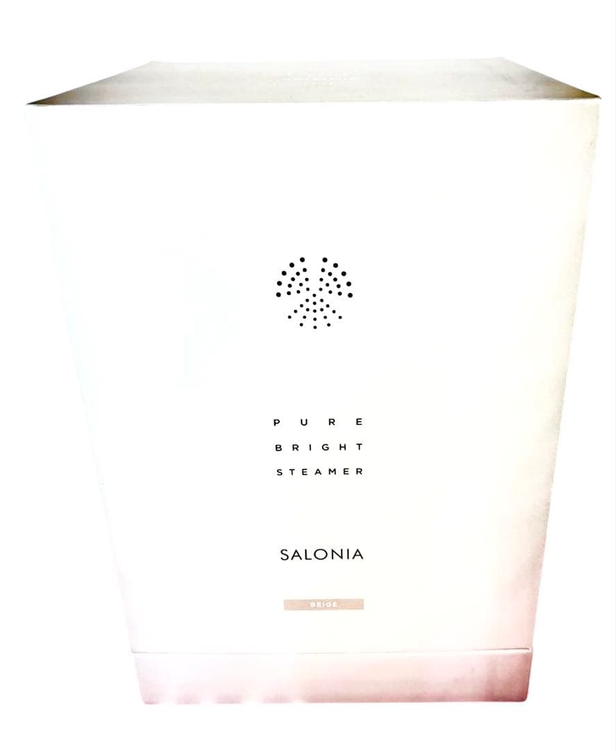 SALONIA ピュア ブライト スチーマー　ベージュ