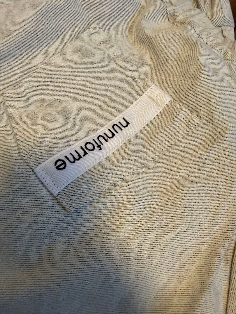 ヌヌフォルム　nunuforme ポインテッドデニムパンツ　155cm