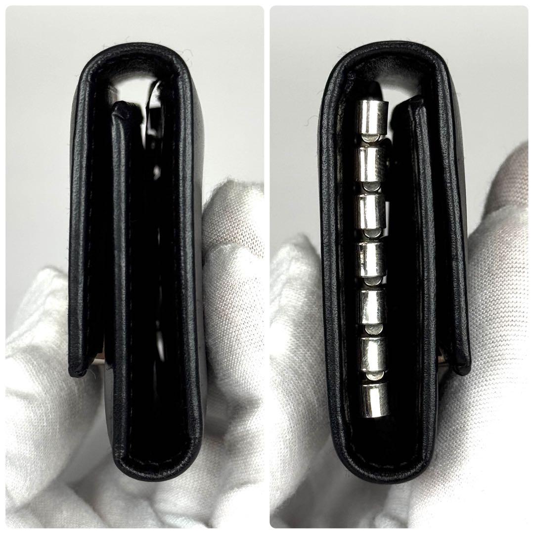 未使用保管品✨ PRADA ブラックレザー キーケース 箱付き