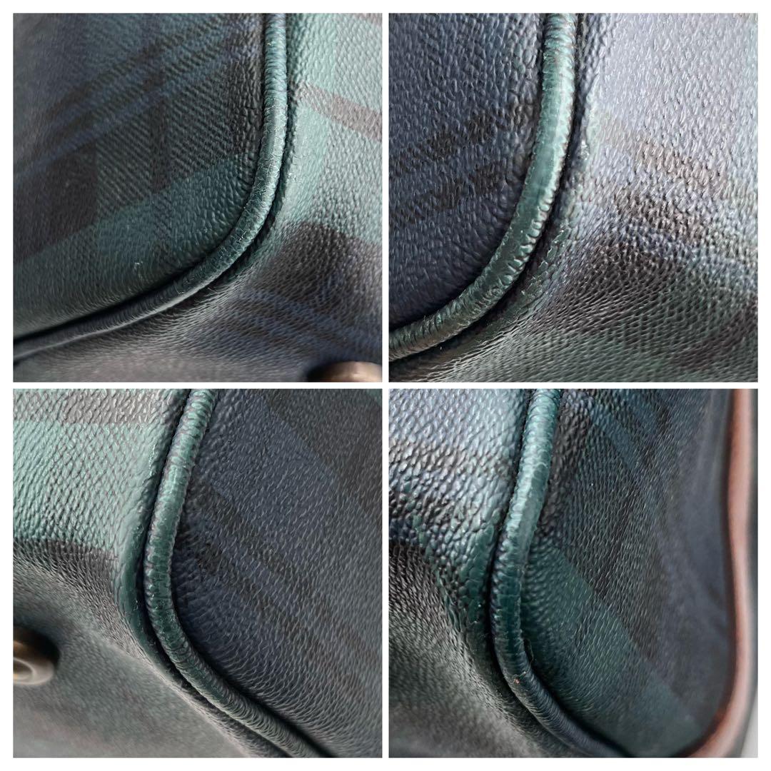 【超大容量タイプ】RALPH LAUREN ボストンバッグ グリーン レザー