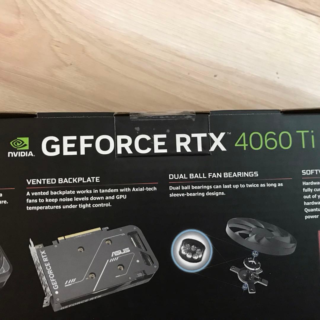 【新品・未使用】DUAL-RTX4060TI-O8G-V2