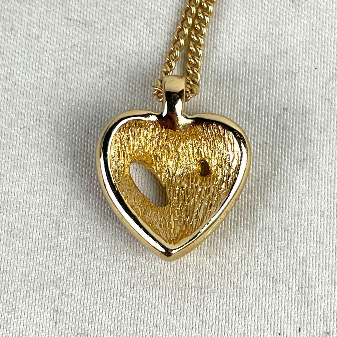 Dior ディオール ネックレス イヤリング セット ハート ラインストーン