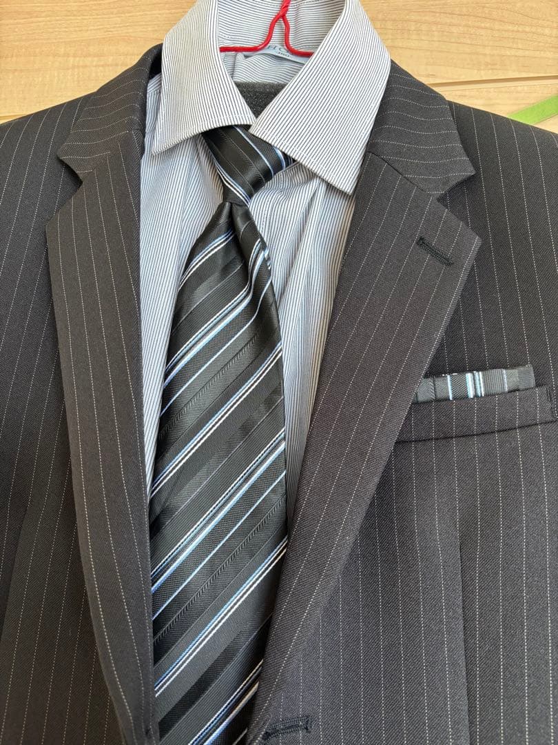 CHOPIN ブラックストライプスーツ　160