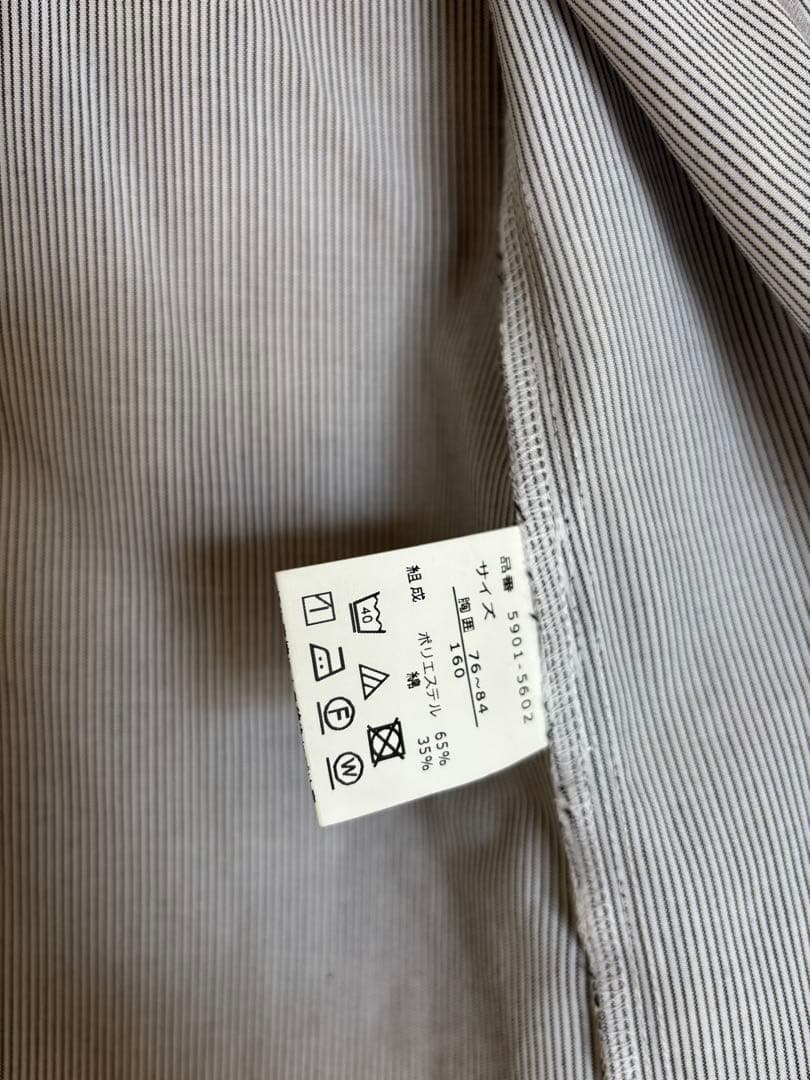 CHOPIN ブラックストライプスーツ　160