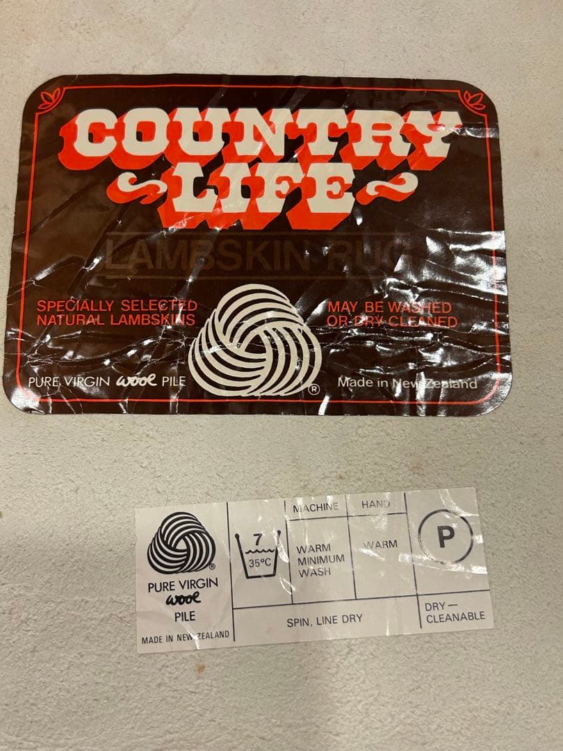 【ニュージーランド製】高級シープスキン ムートンラグ 羊毛