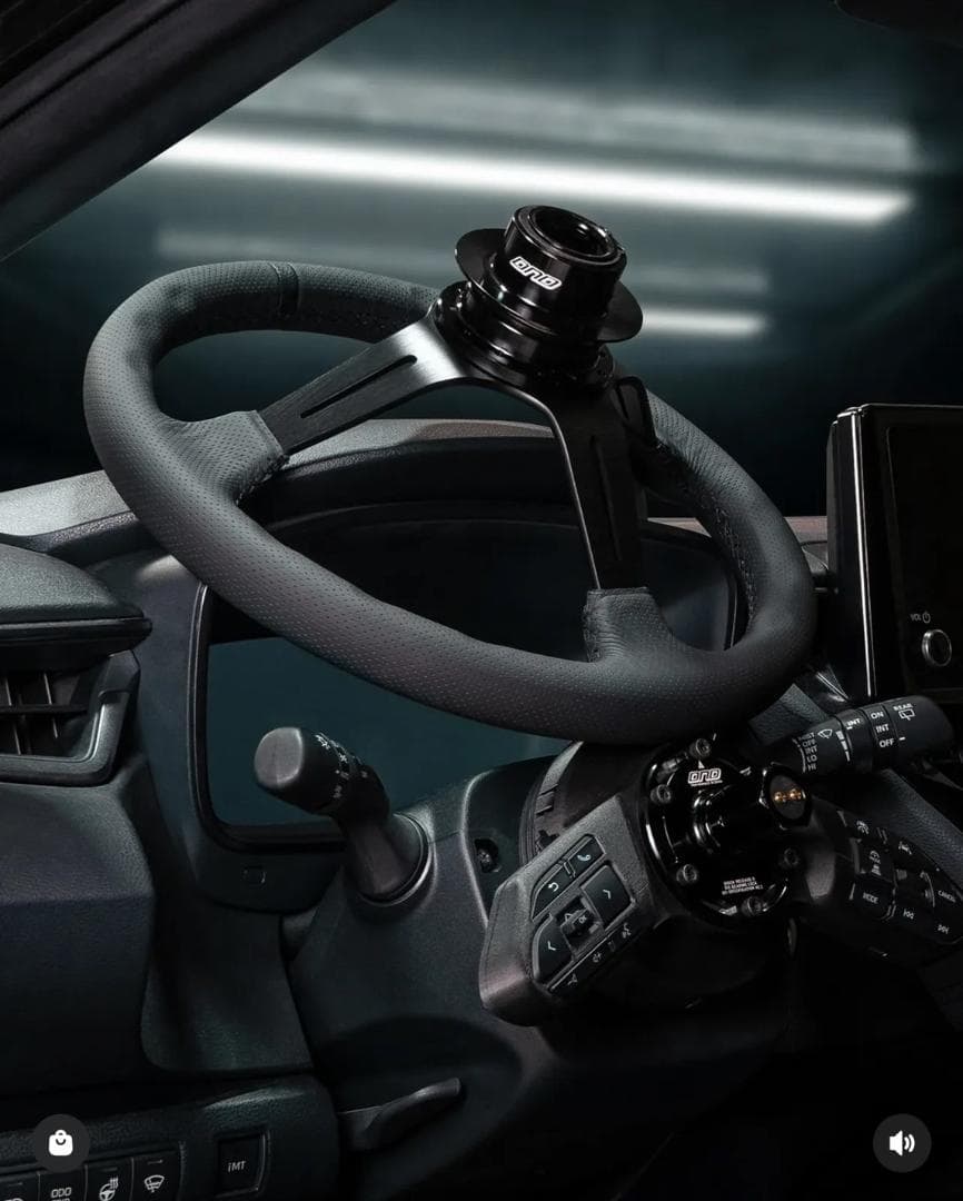 新作　DND　ステアリング クイックリリース　パープル　USDM　脱着　ハンドル