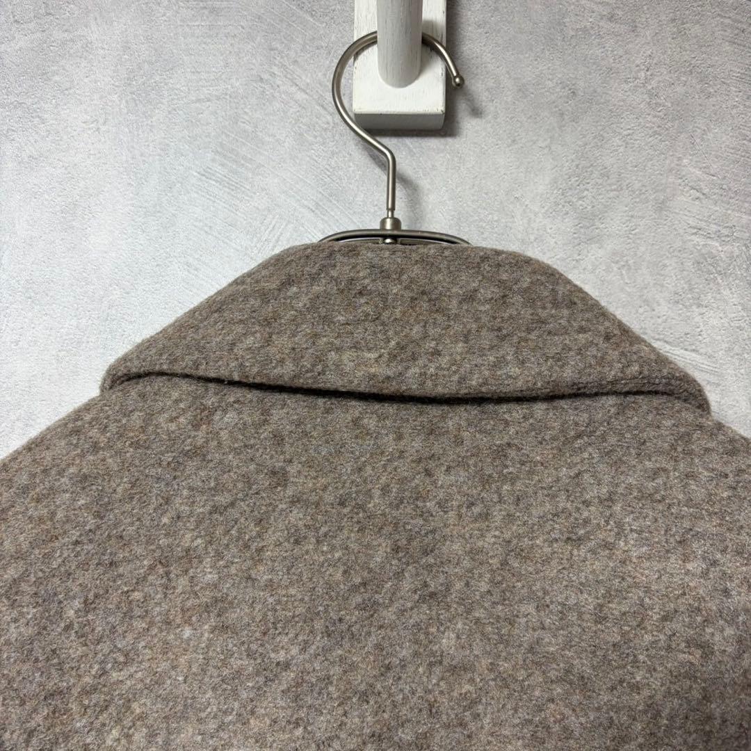 コス COS ブラウン テーラード ジャケット スカート セット S ウール