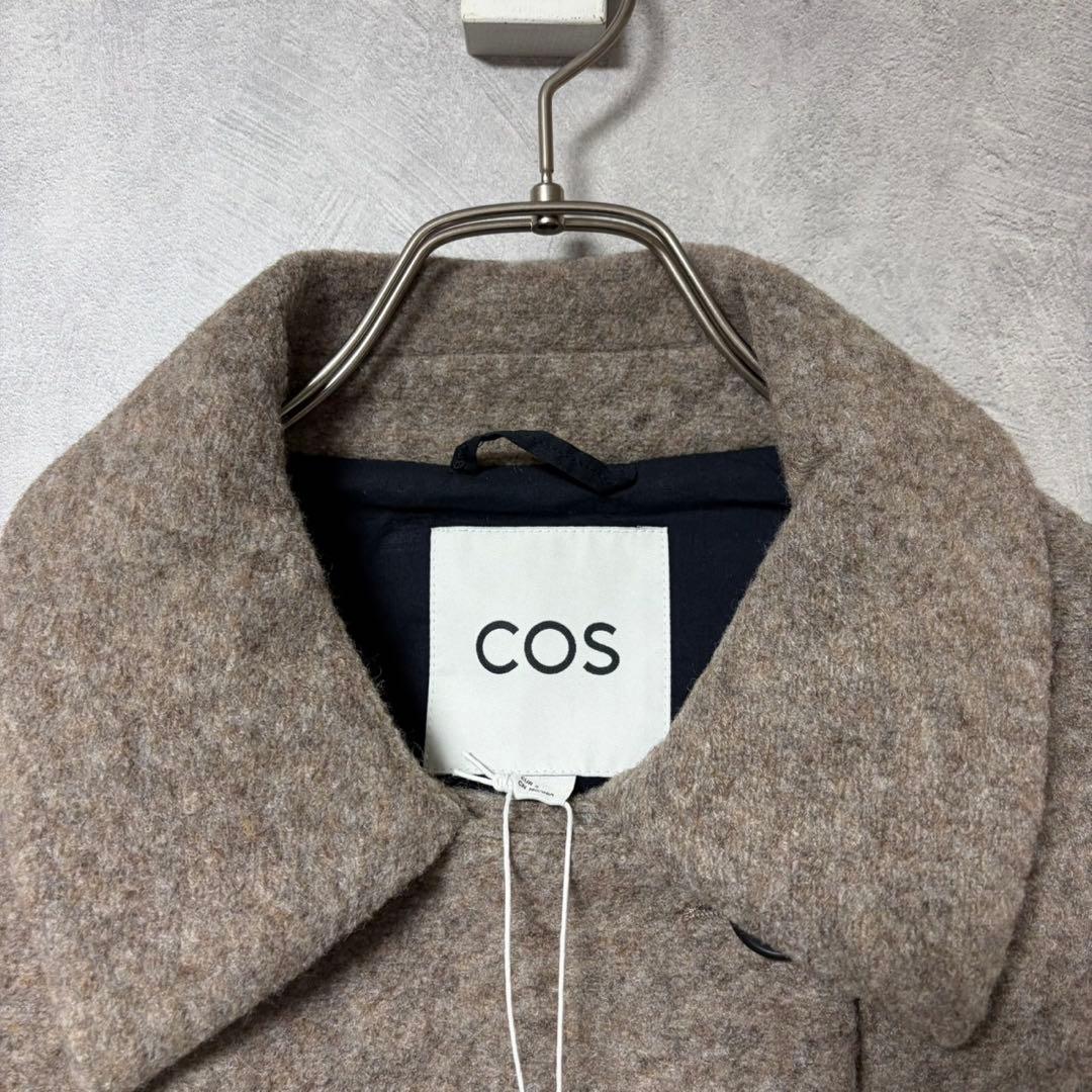 コス COS ブラウン テーラード ジャケット スカート セット S ウール