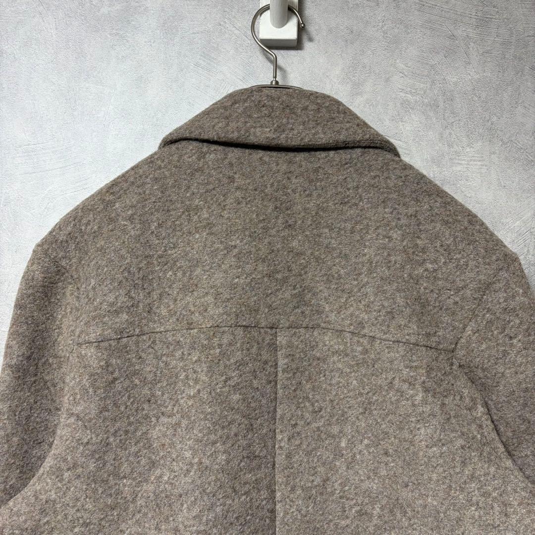 コス COS ブラウン テーラード ジャケット スカート セット S ウール