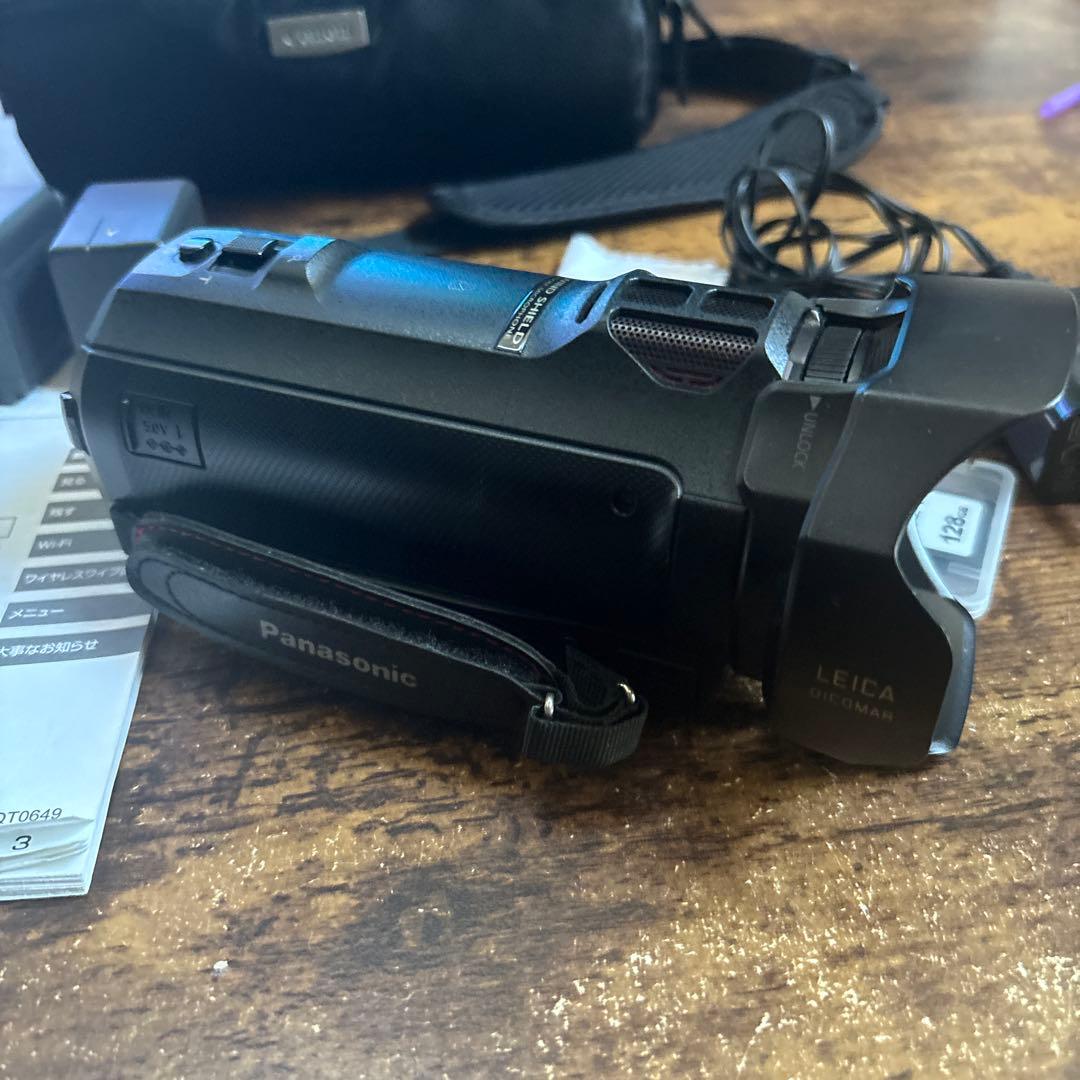 Panasonicデジタル4kビデオカメラHC-WX970M予備バッテリーSD付