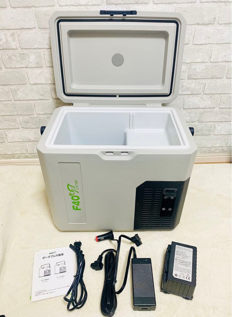 ポータブル冷蔵庫F40C4TMP　18L 車載冷蔵庫動作良好