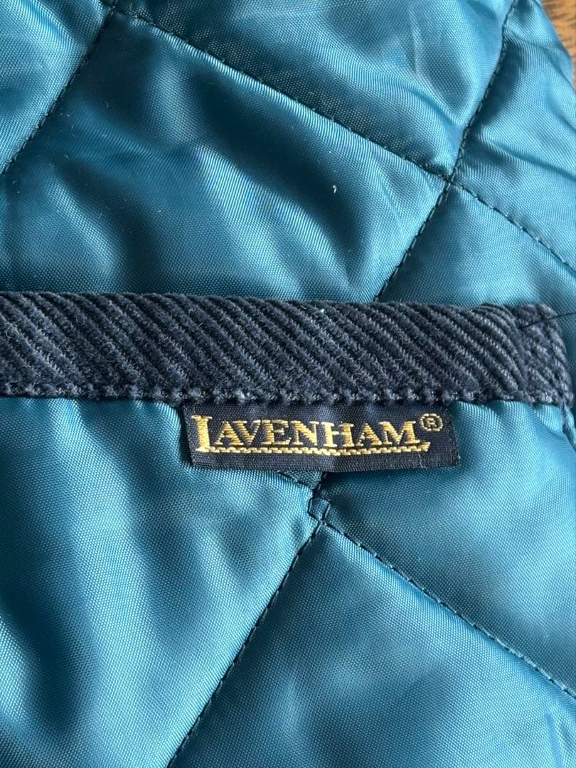 美品 国内正規品 LAVENHAM ラベンハム フーデット リバーシブル ベスト