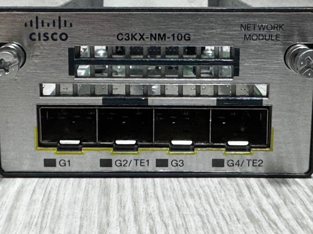 Cisco C3KX-NM-10G ネットワークモジュール