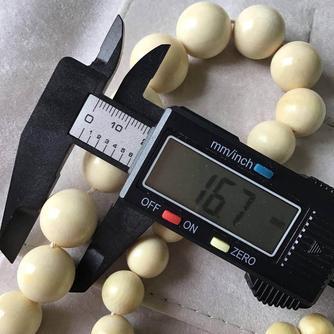 アンティーク　天然素材ネックレス　ロングネックレス　四