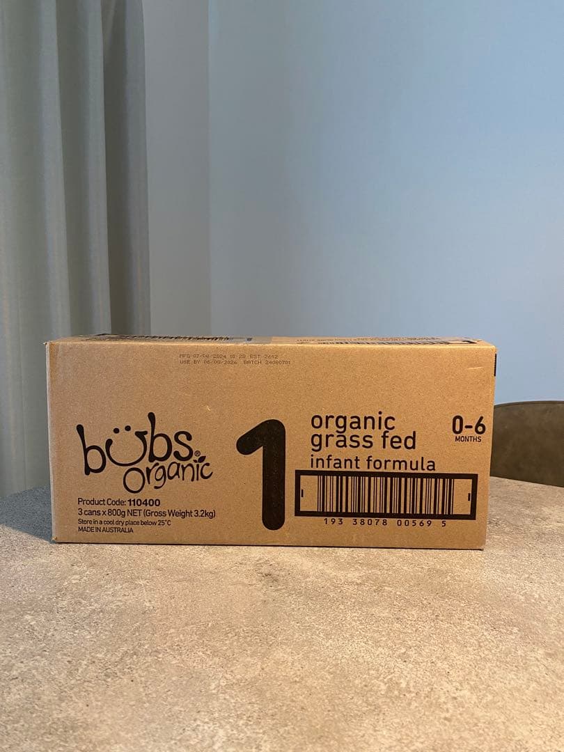 バブズオーガニック　ミルクステップ1 1bubs Milk 3缶セット