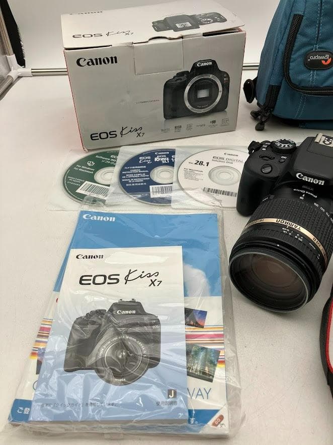 【美品】Canon EOS Kiss X7 デジタル一眼レフカメラ　一式