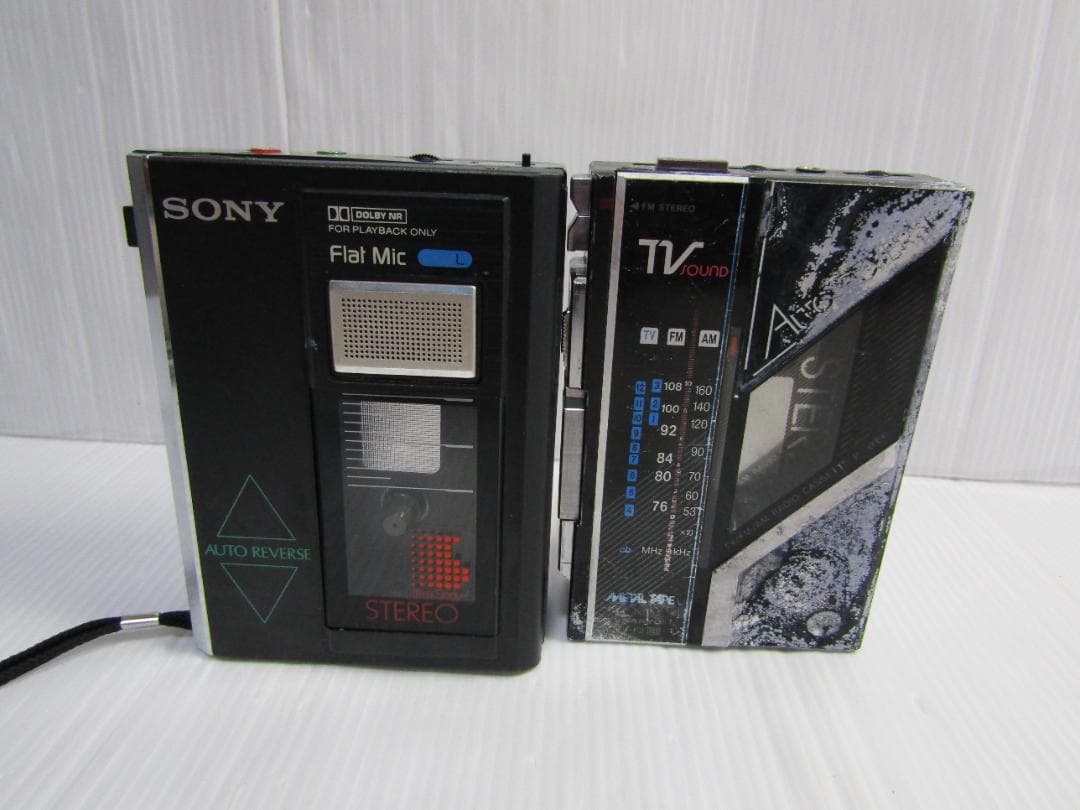 K0737 SONY TCS-470 /SANYO JJ-F2 カセットプレーヤ