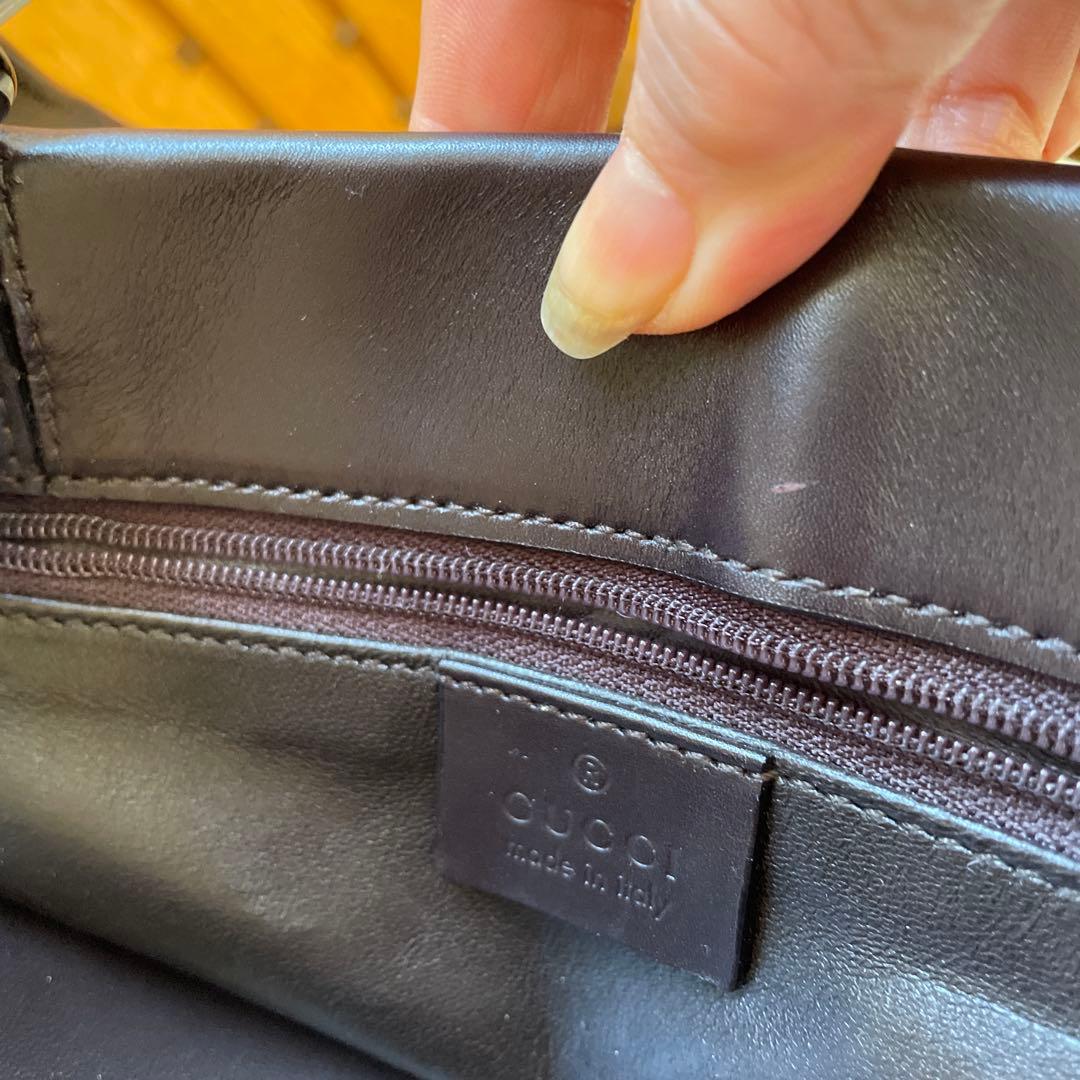 GUCCI レザートートバッグ