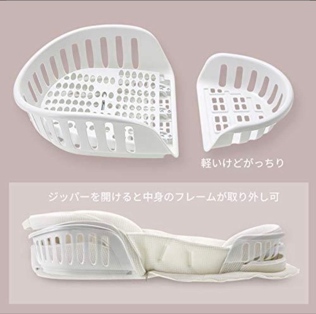 美品　ベビーアムール　ベビーベッド　グレー