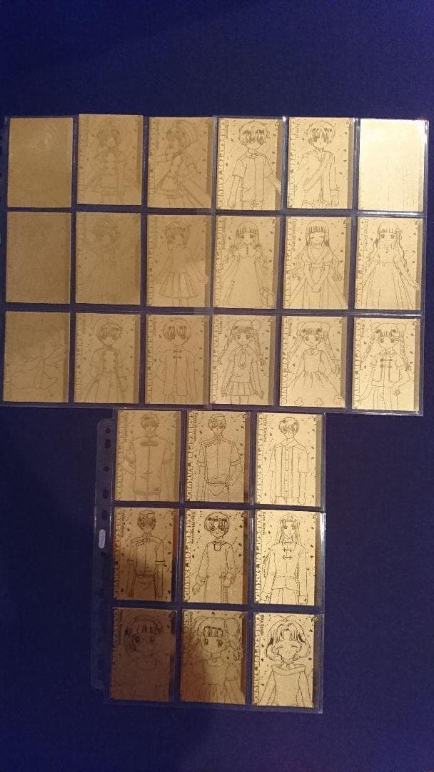 カードキャプターさくら　　エッチング　金　銀　５４枚コンプ