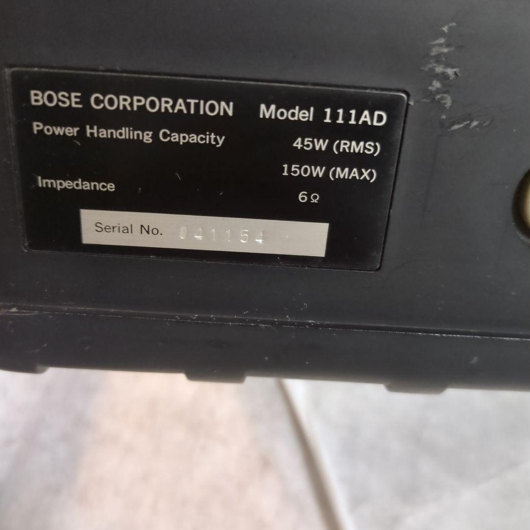 Bose 111 AD スピーカー　連番