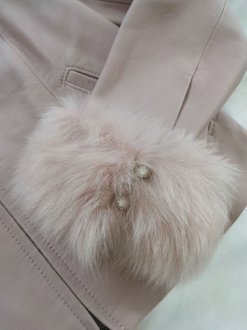 【美品】TOCCA RIVIERA ラムレザージャケット ピンク